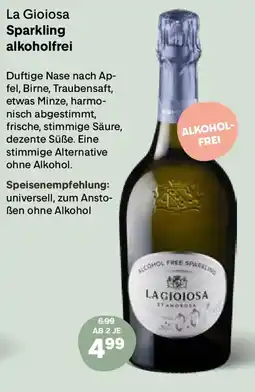 MPreis La Gioiosa Sparkling alkoholfrei Angebot