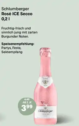 MPreis Schlumberger Rosé ICE Secco 0,21 Angebot