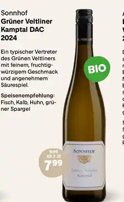 MPreis Sonnhof grüner veltliner kamptal dac 2024 Angebot