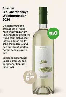 MPreis Allacher Bio-Chardonnay/ Weißburgunder 2024 Angebot