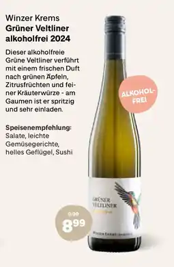 MPreis Winzer Krems Grüner Veltliner alkoholfrei 2024 Angebot