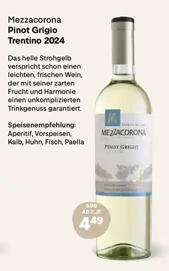 MPreis Mezzacorona Pinot Grigio Trentino 2024 Angebot