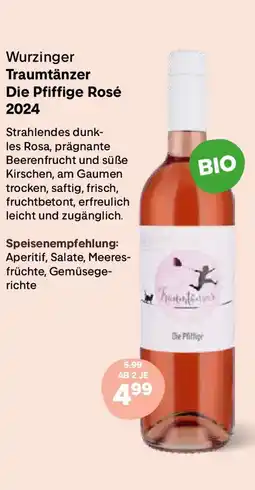 MPreis Wurzinger Traumtänzer Die Pfiffige Rosé 2024 Angebot