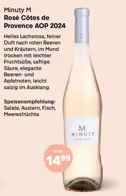 MPreis Minuty M Rosé Côtes de Provence AOP 2024 Angebot