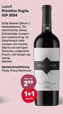 MPreis Lupoli primitivo puglia igp 2024 Angebot