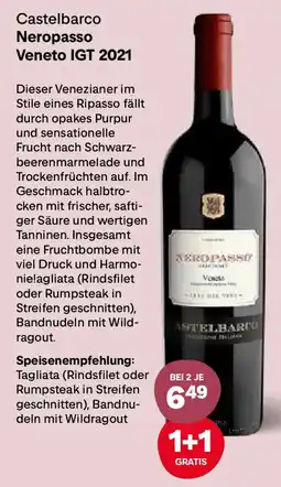 MPreis Castelbarco Neropasso Veneto IGT 2021 Angebot