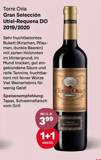 MPreis Torre Oria Gran Selección Utiel-Requena DO 2019/2020 Angebot