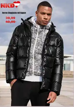 NKD Herren-Steppjacke mit Kapuze Angebot