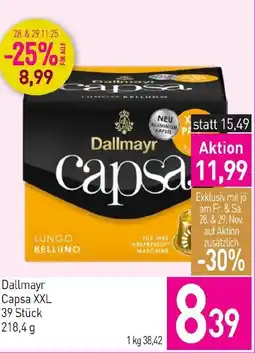 Sutterlüty Dallmayr Capsa XXL 39 Stück Angebot