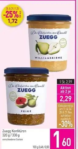 Sutterlüty Zuegg Konfitüren Angebot