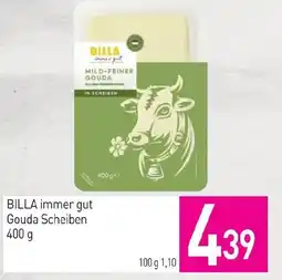 Sutterlüty BILLA immer gut Gouda Scheiben Angebot