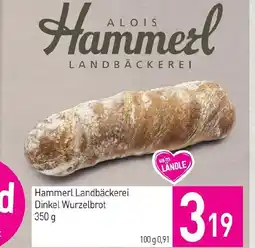 Sutterlüty Hammerl Landbäckerei Dinkel Wurzelbrot Angebot