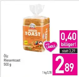 Sutterlüty Ölz Riesentoast Angebot