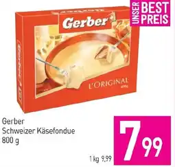 Sutterlüty Gerber Schweizer Käsefondue Angebot