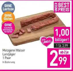 Sutterlüty Metzgerei Walser Landjäger Angebot
