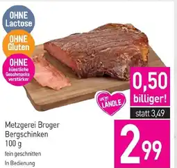 Sutterlüty Metzgerei Broger Bergschinken Angebot