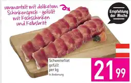 Sutterlüty Schweinefilet gefüllt per kg Angebot