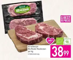 Sutterlüty Vorarlberger Bio Rinder Rostbraten Angebot