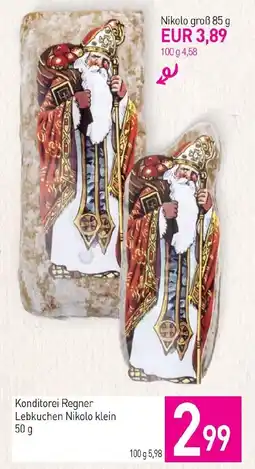 Sutterlüty Konditorei Regner Lebkuchen Nikolo klein Angebot