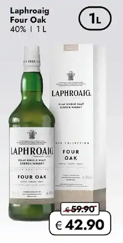 Travel FREE Laphroaig Four Oak Angebot