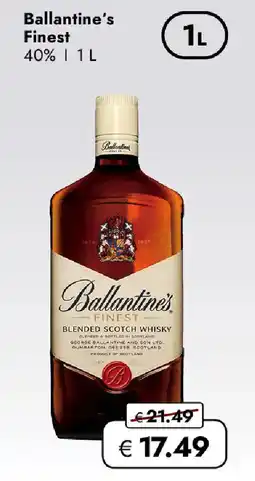 Travel FREE Ballantine's Finest Angebot
