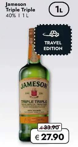 Travel FREE Jameson Triple Triple Angebot