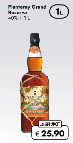 Travel FREE Planteray Grand Reserva Angebot