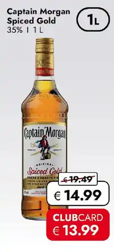 Travel FREE Captain Morgan Spiced Gold Angebot