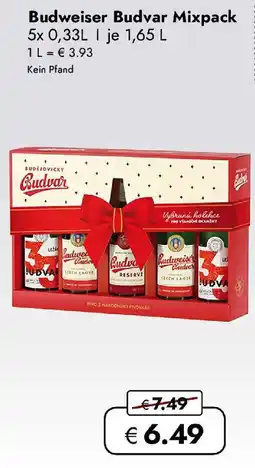 Travel FREE Budweiser Budvar Mixpack Angebot