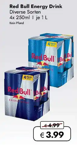 Travel FREE Red Bull Energy Drink Angebot