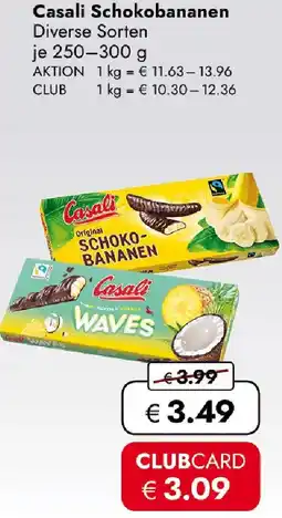 Travel FREE Casali Schokobananen Angebot