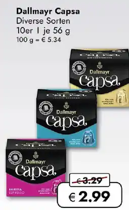 Travel FREE Dallmayr Capsa Angebot
