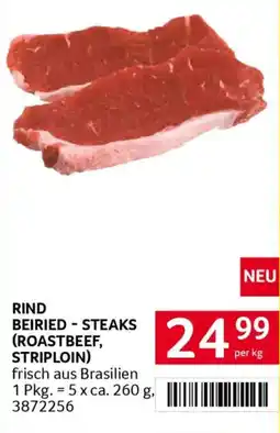 Transgourmet RIND BEIRIED - STEAKS Angebot