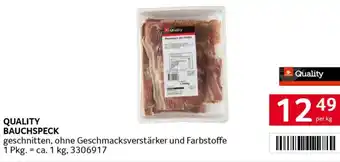 Transgourmet Quality bauchspeck Angebot