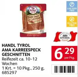 Transgourmet Handl tyrol ama karreespeck geschnitten Angebot