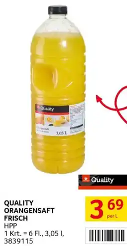 Transgourmet Quality orangensaft frisch Angebot