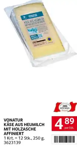 Transgourmet Vonatur kase aus heumilch Angebot