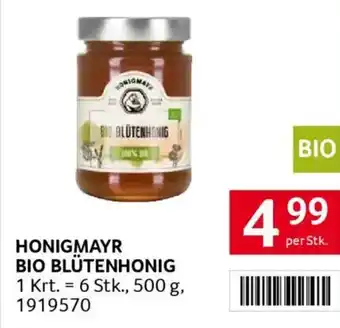 Transgourmet Honigmayr bio blütenhonig Angebot