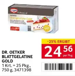 Transgourmet Dr. oetker blattgelatine gold Angebot