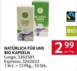Transgourmet Natürlich für uns bio kapseln Angebot