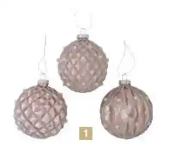 BayWa Weihnachtskugel silvery Angebot