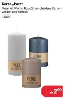 BayWa Kerze Pure Angebot
