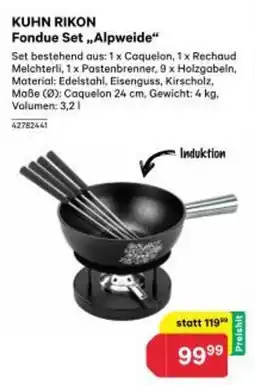 BayWa Kuhn rikon fondue set alpweide Angebot