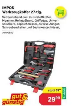 BayWa Impos werkzeugkoffer 27 tlg Angebot