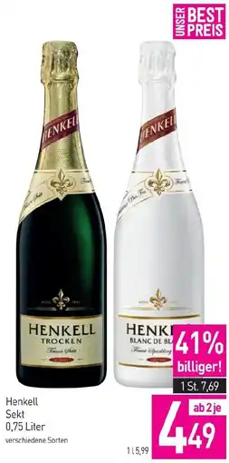 Sutterlüty Henkell Sekt Angebot