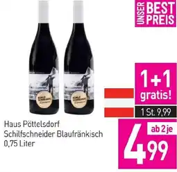 Sutterlüty Haus Pöttelsdorf Schilfschneider Blaufränkisch Angebot