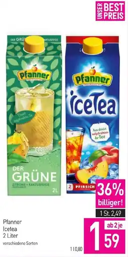 Sutterlüty Pfanner Icetea Angebot