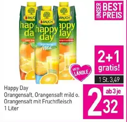 Sutterlüty Happy Day Orangensaft, Orangensaft mild o. Orangensaft mit Fruchtfleisch Angebot