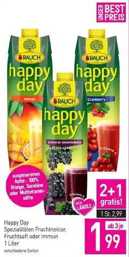 Sutterlüty Happy Day Spezialitäten Fruchtnektar, Fruchtsaft oder Immun Angebot
