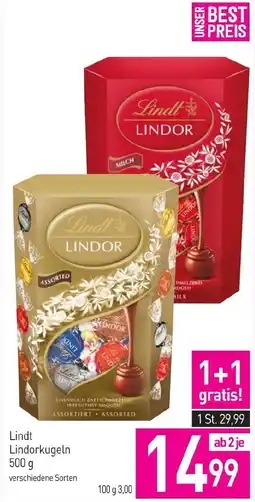Sutterlüty Lindt Lindorkugeln Angebot